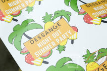 Черные футболки с изображением «DESSANGE»